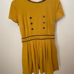 ModCloth mustard dress